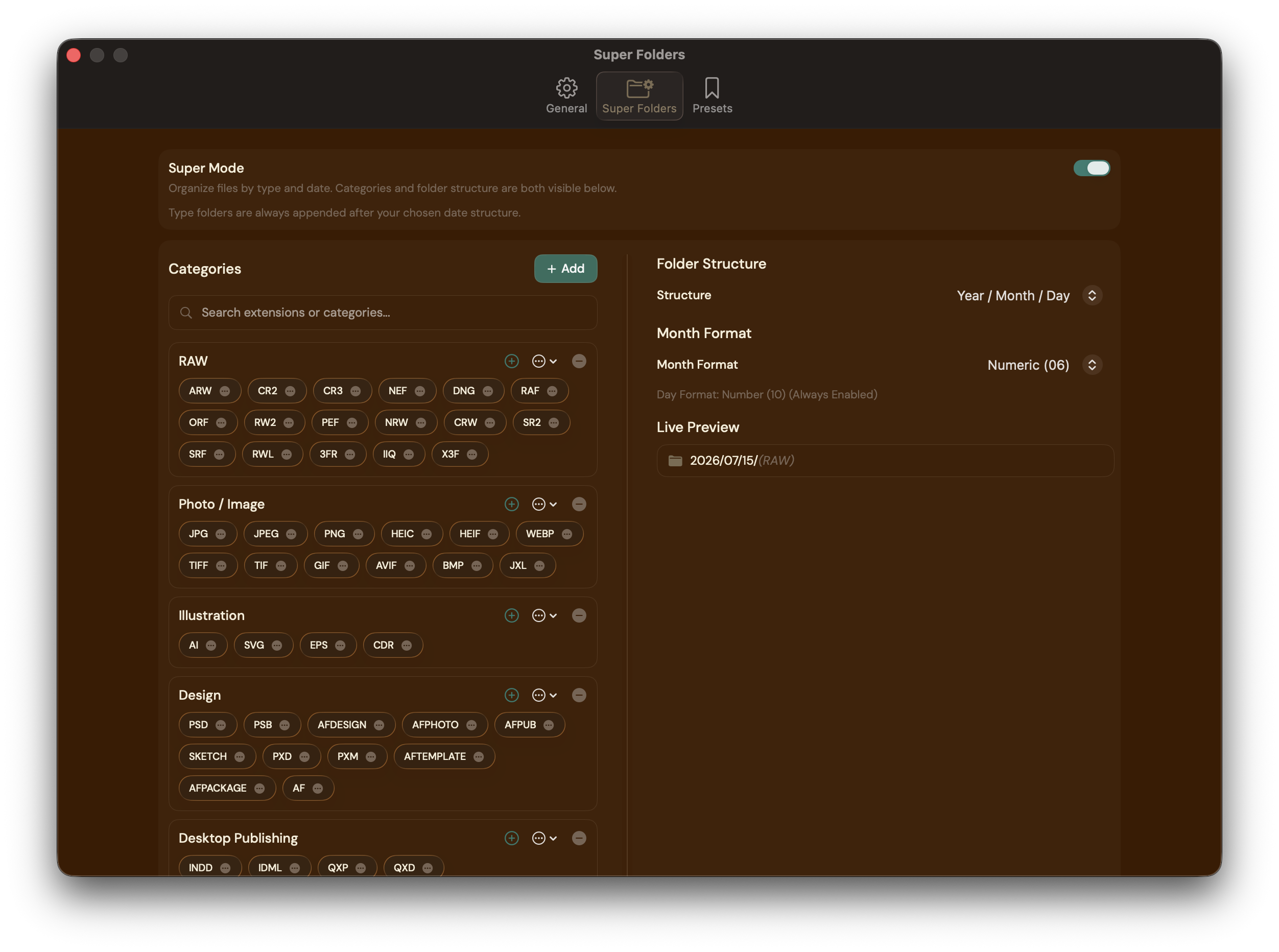 Squirrel app screenshot
